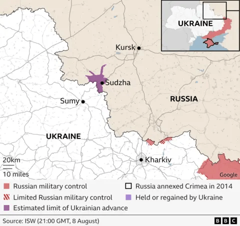 Ukraine war: Cross-border attack into Russia's Kursk enters fifth day (4)